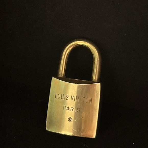 Louis Vuitton Padlock on Silver Stainless Steel Necklace with a Second Necklace - Picture 6 of 7